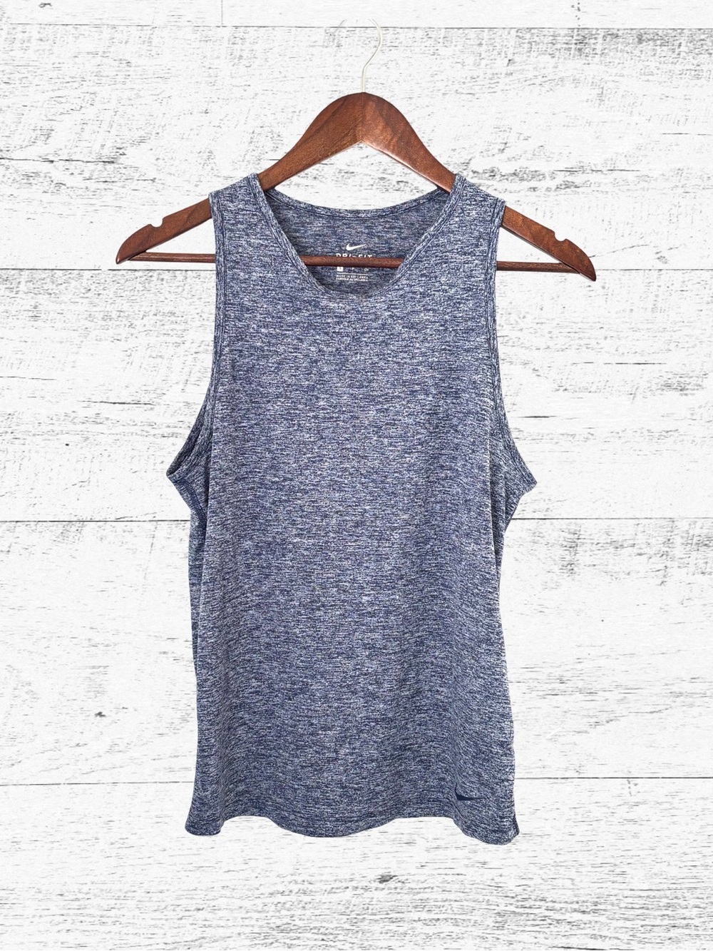 Nike Women's Heather Navy Sleeveless Tank Top